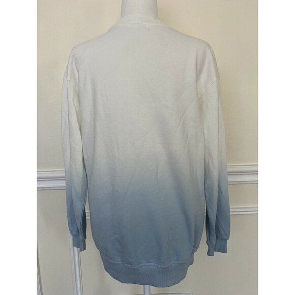 BP Dip Dye Crewneck Cotton Blend Sweatshirt women size M - Picture 7 of 9